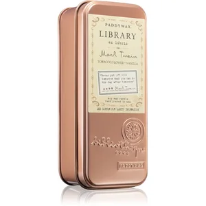 Paddywax Library Mark Twain bougie parfumée 70 g pas cher