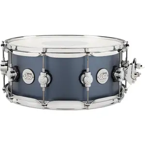 DW Drums DDLM0614SSBS Design Series Maple Slate Blue caisse claire 14 ...