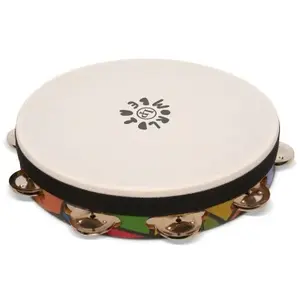 Tambourins World Beat Single Row Avec Peau LP7023 10 Pouces pas cher