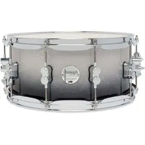 PDP Concept Maple Snare Drum, 14" x 6.5", Silver to Black Fade LacquerVendu parbax-music