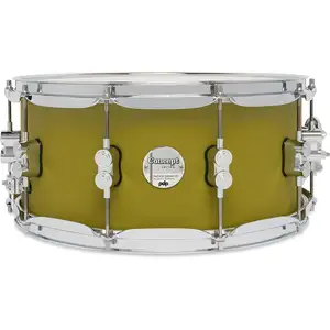 PDP Drums Concept Maple Satin Olive caisse claire 14 x 6,5 poucesVendu parbax-music