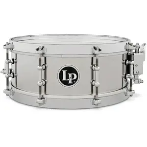 Latin Percussion LP4512-S Steel Salsa Snare, 4-1/2  x 12 