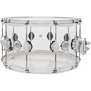 DW Drums DDAC0814SSCL1 Design Series Acrylic caisse claire 14 x 8 pouc...Vendu parbax-music