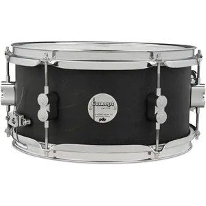 PDP Drums Concept Satin Black Wax Maple caisse claire 12 x 6 poucesVendu parbax-music