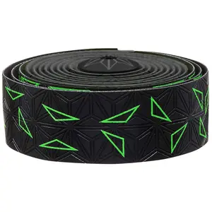 Comparateur de prix : Ruban de cintre Supacaz Super Sticky Kush Star Fade noir/vert + boucho