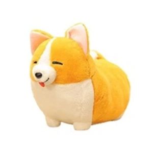 Animal en peluche corgi à pattes courtes 28cm 01 - Multicolore pas cher