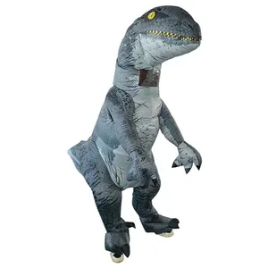 Comparateur de prix : Costume dinosaure gonflable adulte Halloween Cosplay Blow up Outfit Ve...