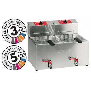 Non communiqué Friteuse électrique de table 2x7 litres Valentine TF77T pas cher
