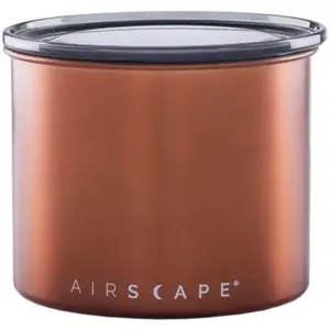 Planetary Design Airscape Boîte à café en inox | Conteneur de stockage alimentaire | Couvercle hermétique breveté | Préserve la fraîcheur des aliments | Taille S 250 gr | Cuivre Brossé) pas cher