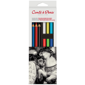 Conté Crayons de dessin - 12 Carrés Pastels + 3 CrayonsVendu parscrapmalin