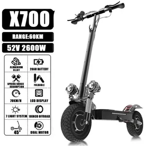 BAZARLAND30.Trottinette électrique pour adultes avec double moteur de ...Vendu parcdiscount
