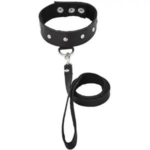 Comparateur de prix : Sportsheets Collier Clouté & Laisse Cuir Noir