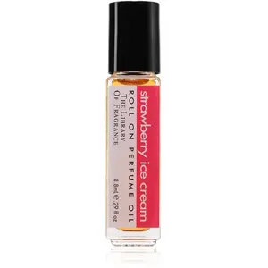 The Library of Fragrance Strawberry Ice Cream huile pour le corps roll...