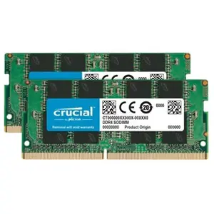 Crucial SO-DIMM DDR4 2400MHz PC4-19200 16GB 2x8GB CL17 pas cher