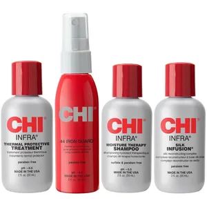 CHI The Essentials Kit pour Shampooing Infra Unisexe 4 Pièces 4 UnitésVendu paramazon