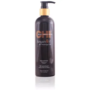 Comparateur de prix : CHI Shampoing réparateur à l'huile d'argan - Cheveux secs & abîmés - 355 ml