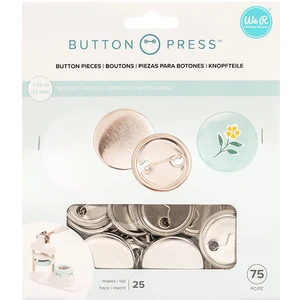 We R Memory Keepers/WE R MEMORY WR Button press 25 boutons 37mm Metal 661070 Taille unique
