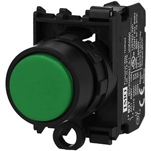 Bouton interrupteur vert complet IMO Ø22mm, 1NO BIS BS3DR-VVendu parbis-electric