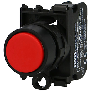 Bouton interrupteur rouge complet IMO Ø22mm, 1NC BIS BS3DR-RVendu parbis-electric