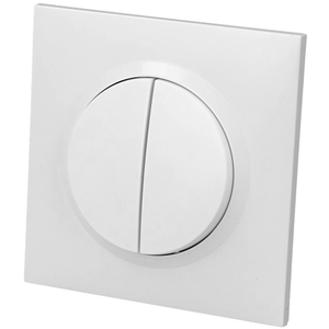 Bouton poussoir double Legrand Dooxie complet 600708 pas cher