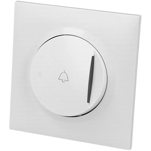 Bouton poussoir lumineux carillon Legrand Dooxie complet 600718 pas cher
