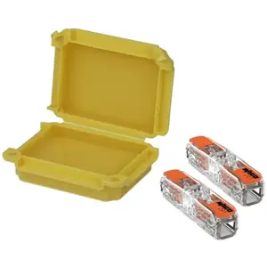 bis-electric Boite de jonction isolante "gel" avec 2 bornes Wago 2 entrées Inline SGB3-221-2411Vendu parbis-electric