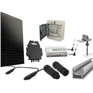 Comparateur de prix : bis-electric Kit 6 panneaux photovoltaïque pour tôle & fibrociment micro onduleur 3000Wc KIT-TO-MO6-MONO