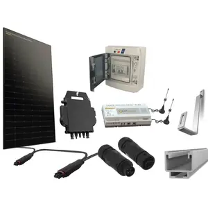 Comparateur de prix : bis-electric Kit 2 panneaux photovoltaïque pour tuile plate micro onduleur 1000Wc KIT-TP-MO2-MONO