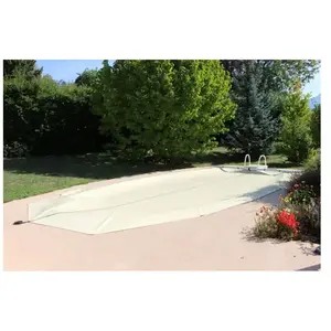POOLCO Bâche Cov'Top de Sécurité 4 Saisons, Pour Piscine 3,5x7m, Enrouleur ma... pas cher