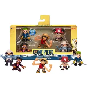 One Piece Netflix - Pack 5 Mini Figurines pas cher