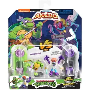 Comparateur de prix : MOOSE TOYS Akedo Tortues Ninja mini battle duel Donatello vs Baxter Stockman