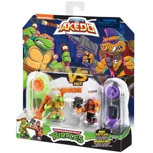 Comparateur de prix : Akedo Tortues Ninja mini battle duel Michelangelo vs Bebop