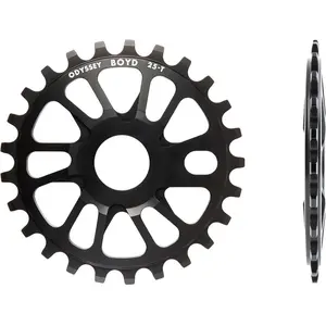 Comparateur de prix : Odyssey Pignon Boyd Signature 25T en Aluminium 7075-T6 Noir