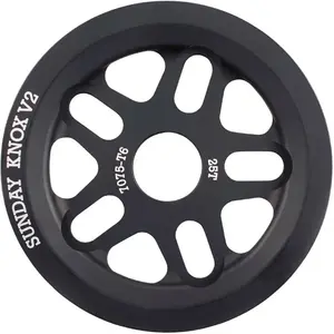 Pignon BMX Sunday Knox V2 25T en Aluminium 7075-T6 NoirVendu parbikeinn
