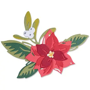 Sizzix Thinlits Die set Fleurs de Noël - 13 pcsVendu paramazon