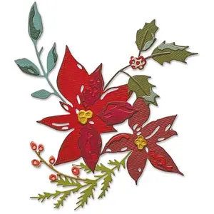 Bouquet festif Sizzix Christmas Thinlits Die Set par Tim HoltzVendu paramazon