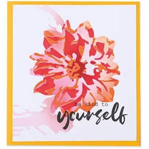 Sizzix Pochoirs superposables Fleur 4 pcs pas cher