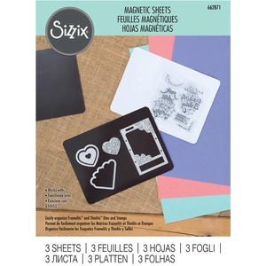 Sizzix Feuilles magnétiques 3 pcs 20,8 x 13 cmVendu paramazon