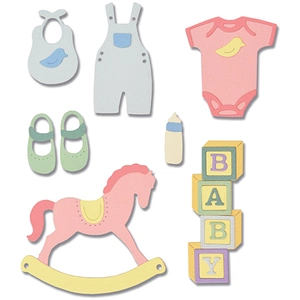 Comparateur de prix : Sizzix Nouveau bébé # 2 Matrice, Multicolore, Taille Unique