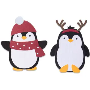 Sizzix Matrice de decoupe Bigz 664499 Pingouin Amis par Olivia Rose Scrapbooking, Carton, Multicolor, Taille uniqueVendu paramazon