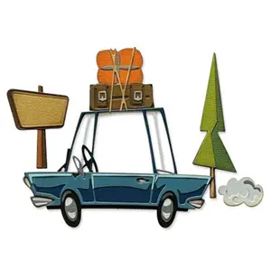 Tim HoltzSizzix Thinlits Dies set Voyage en voiture 25 pcsVendu parscrapmalin