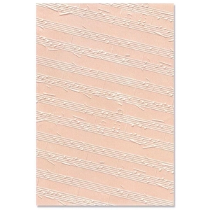 Sizzix Classeur de Gaufrage 3-D Texturé Notes de musiqueVendu parscrapmalin