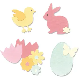 Thinlits Dies set Formes de Pâques 11 pcs