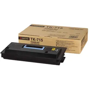Kit toner - kyocera tk 715 - noir - 34 000 pages - pour km 3050, 4050, 5050 pas cher