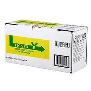 Comparateur de prix : Cartouche toner - KYOCERA - TK-570 Y - Jaune - Laser - 12000 Pages