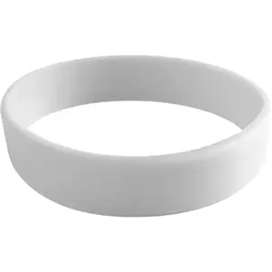 Bracelet Silicone Blanc Sans Marquage Adulte pas cher