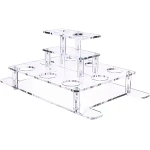 Présentoir Show Pyramide 10 Bouteilles VIP Transparent | By Sparklers® pas cher