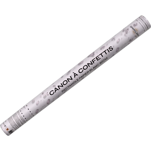 Canons à confettis 80 CM Blanc pas cher