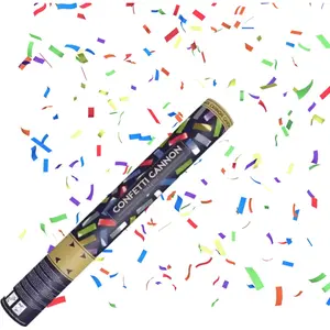 Canons confettis 40cm Multicouleur pas cher