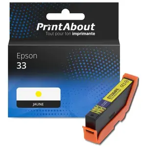 Comparateur de prix : PrintAbout Cartouche compatible Epson 33 (C13T33444012) - Jaune
